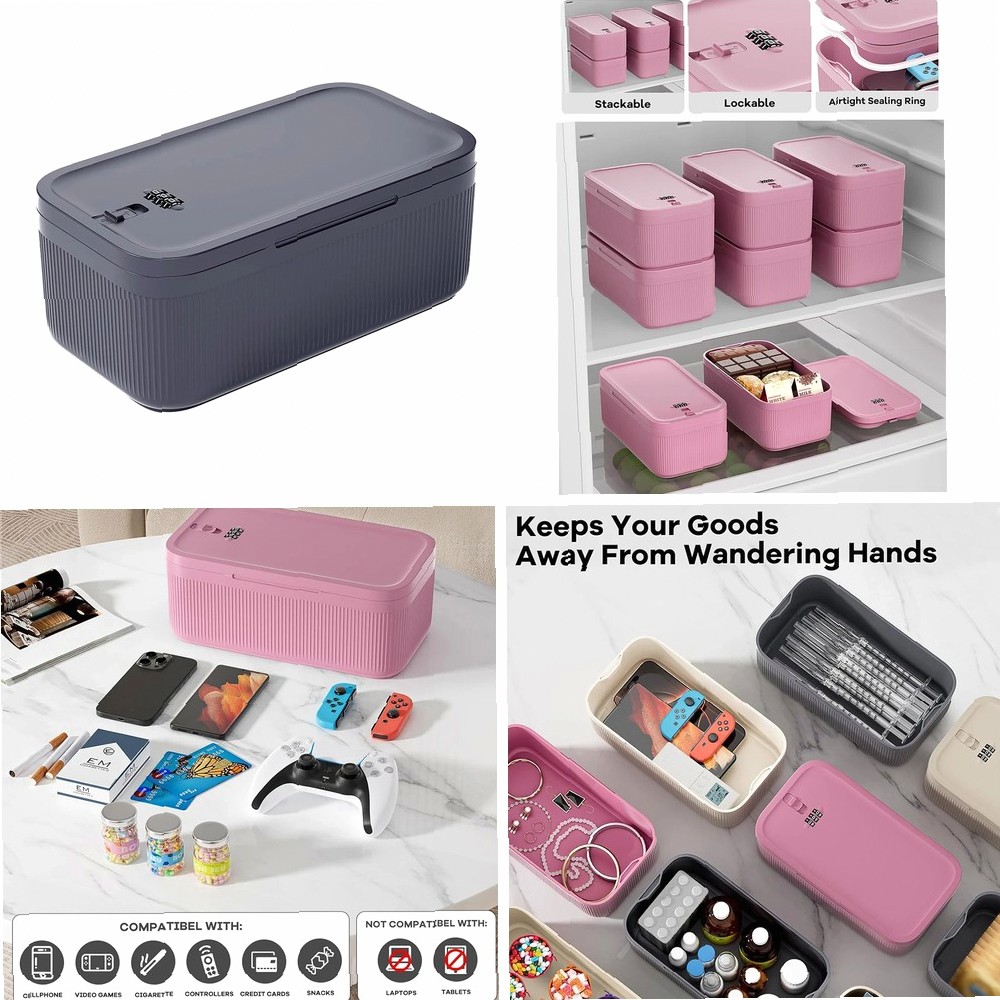 Medicine Cabinet Lock - Secure Lock Box for Office School