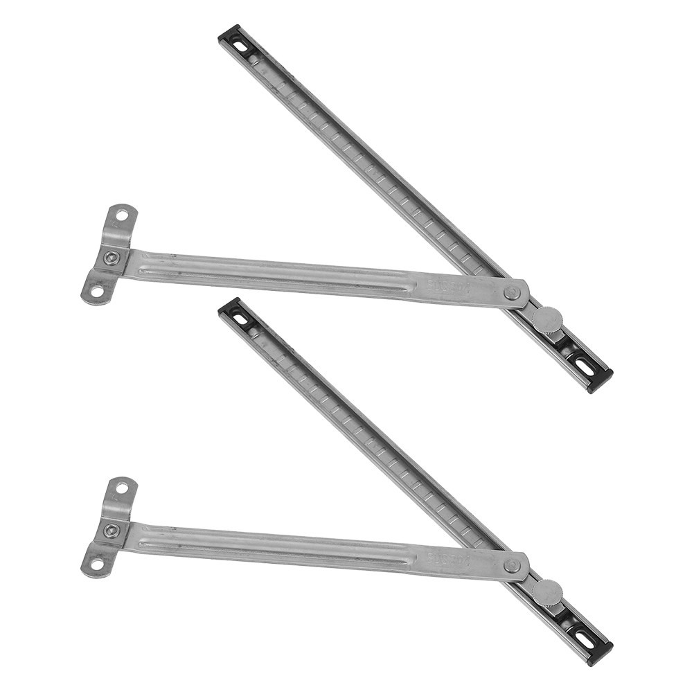 Window Lock Bar - 2Pcs Adjustable Window Security Bar No-Drill