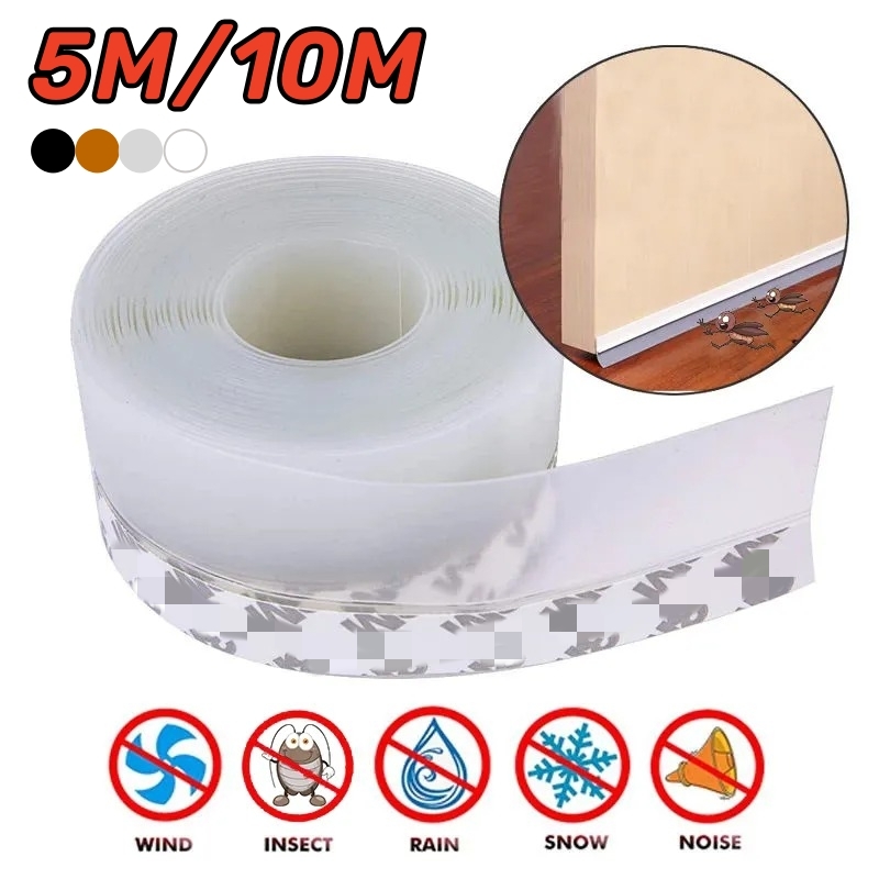 Window Lock Bar - 5M/10M Door Bottom Seal Strip Weather