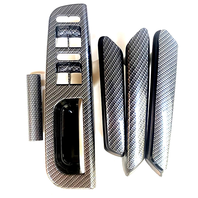 Window Lock Bar - Carbon fiber pattern door handle Window