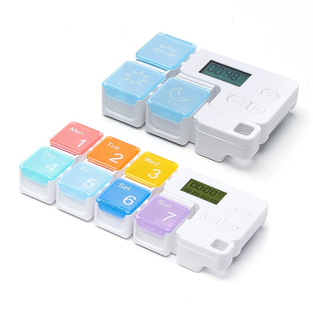 Medicine Cabinet Lock - Drug Storage Alarm Box Daily Weekly