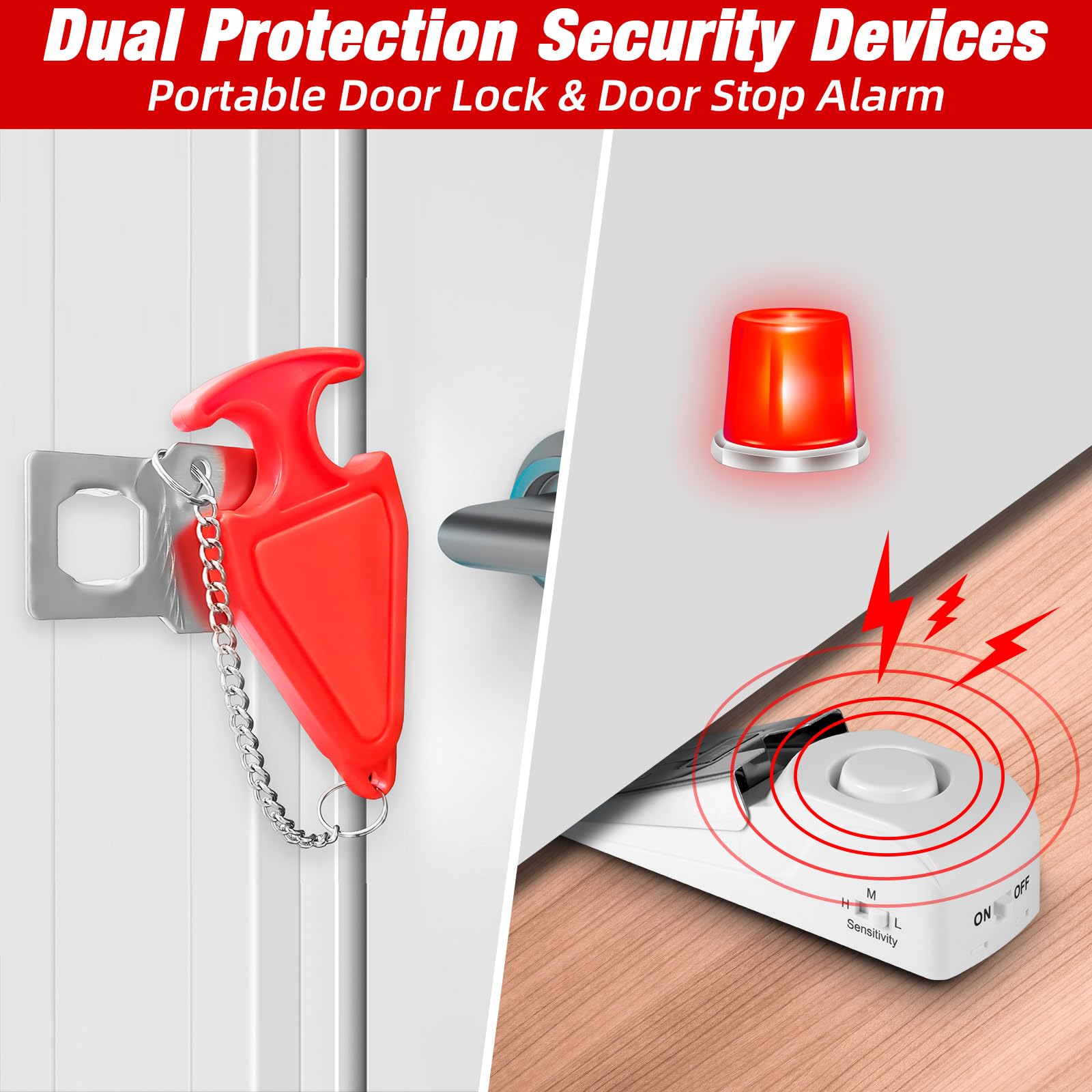 Portable Door Stop Alarm Trave - Door Stop Alarm recension och pris