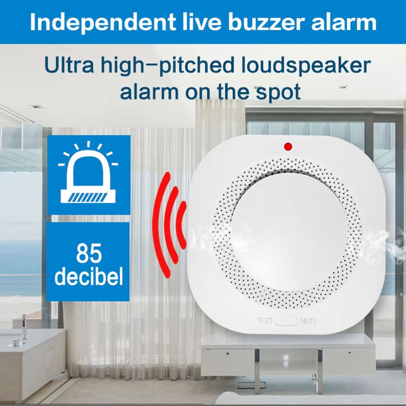 Smart Independent Smoke Detect - Smoke Detector Interconnected recension och pris