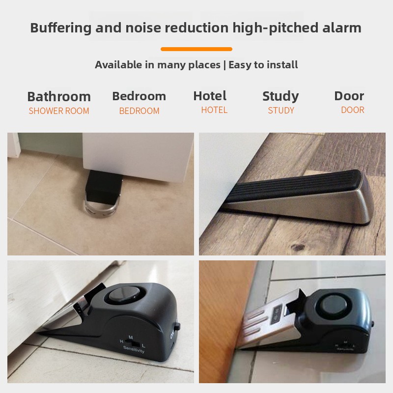 Female household door stopper, - Door Stop Alarm recension och pris