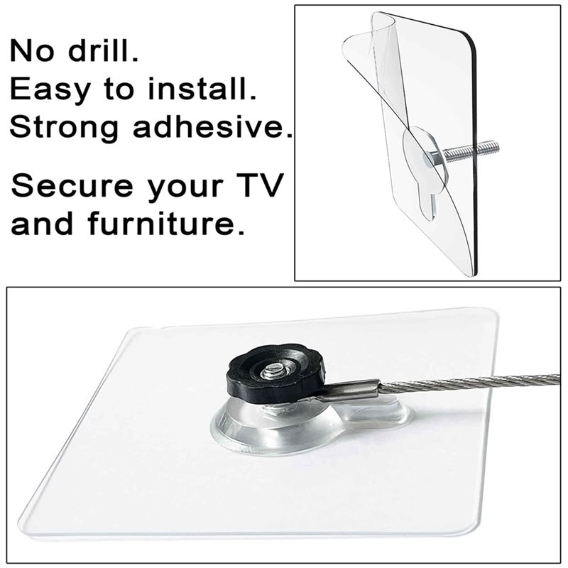 Preventing TV From Falling And - Earthquake Anchor Strap recension och pris