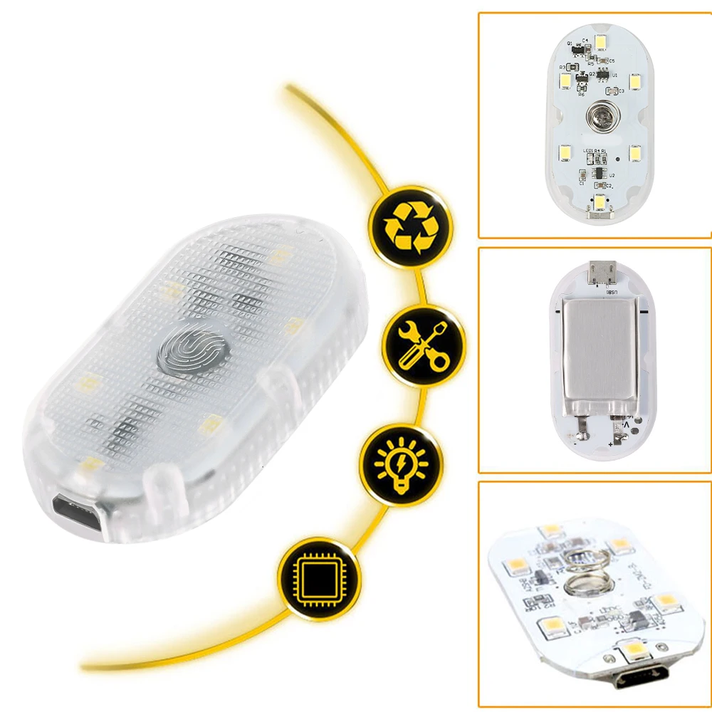Car Interior LED Night Lightin - Emergency Exit Sign recension och pris