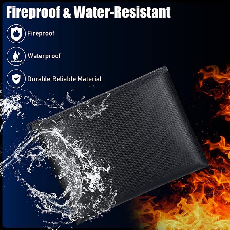 Fireproof Document Bag Waterpr - Fire Safe Document recension och pris
