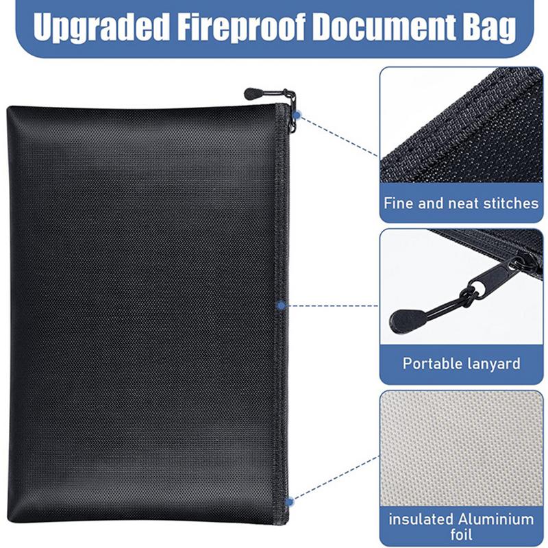 Fireproof Document Bag Waterpr - Fire Safe Document recension och pris