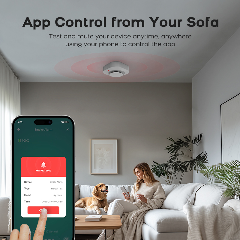 ZIGBEE Smoke Detector Home Sec - Smoke Detector Interconnected recension och pris