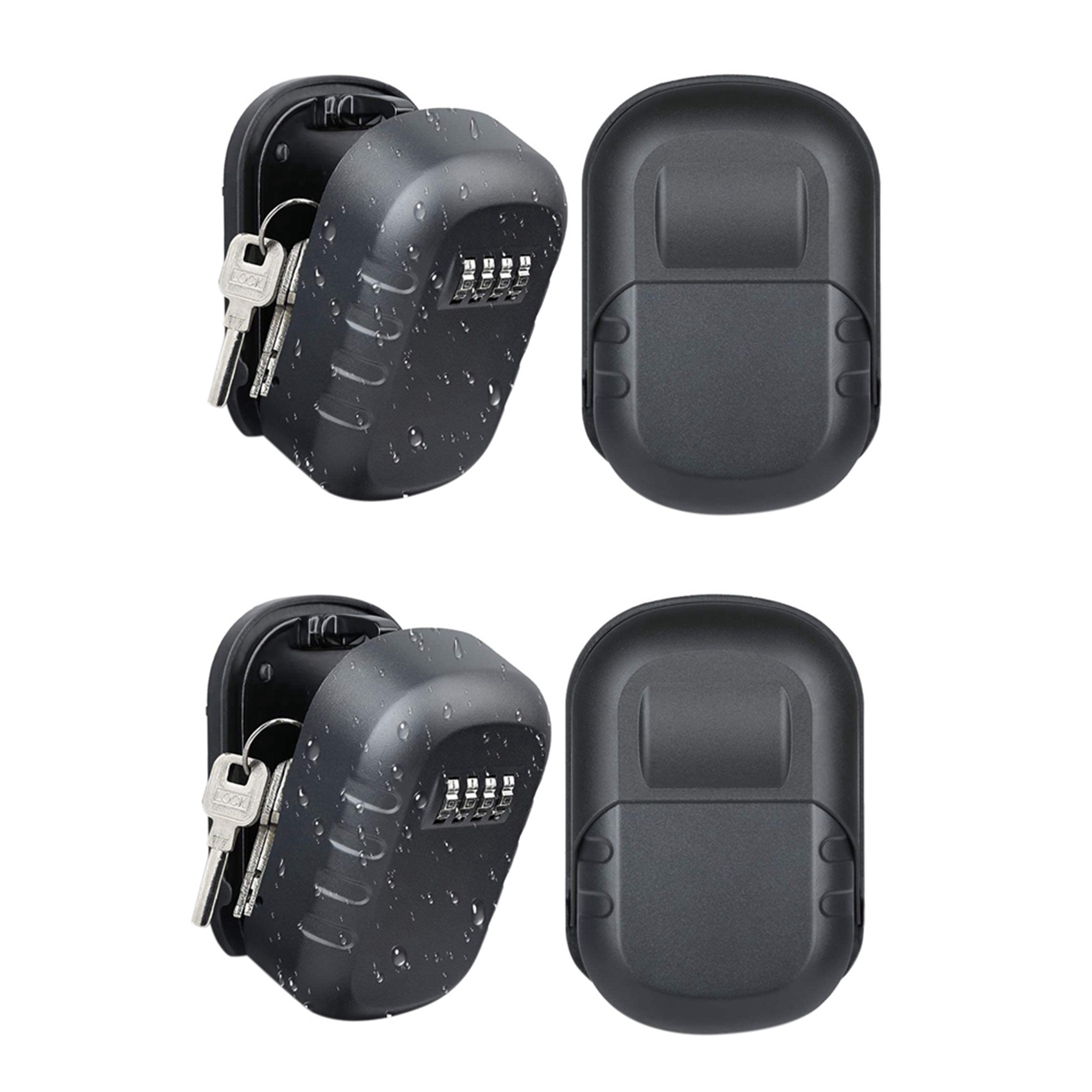 ABKN-2X Key Lock Box Wall Moun - Lockbox Key Secure recension och pris
