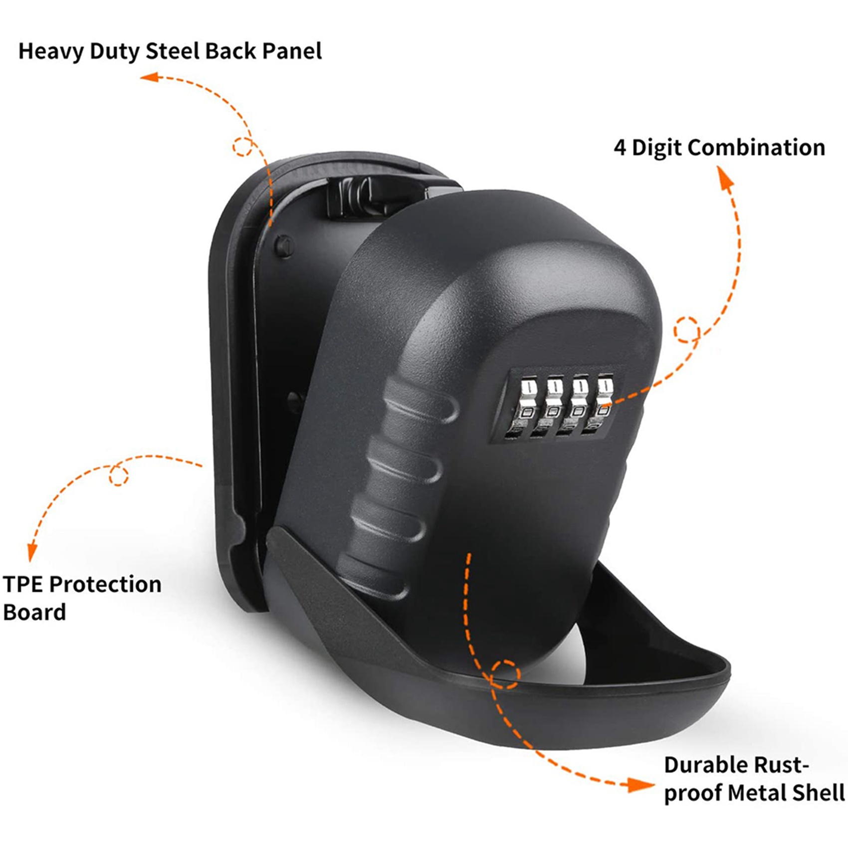 ABKN-2X Key Lock Box Wall Moun - Lockbox Key Secure recension och pris