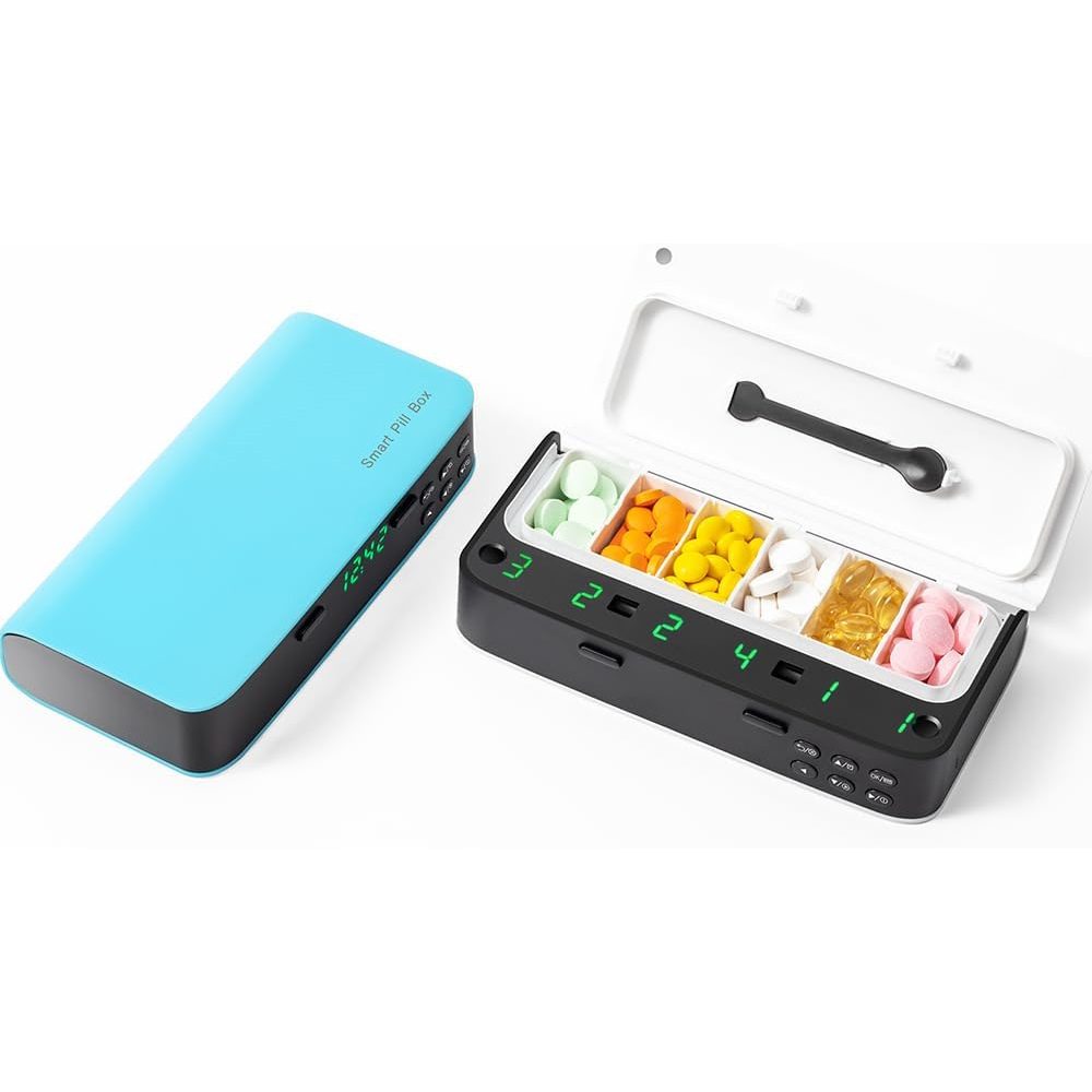 Pill Dispenser with Alarm Dail - Medicine Cabinet Lock recension och pris