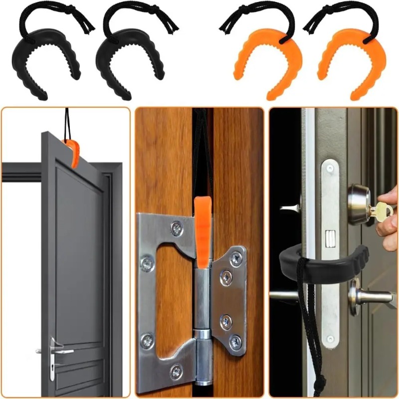 Easy to Use Rubber Door Jam Fi - Door Stop Alarm recension och pris