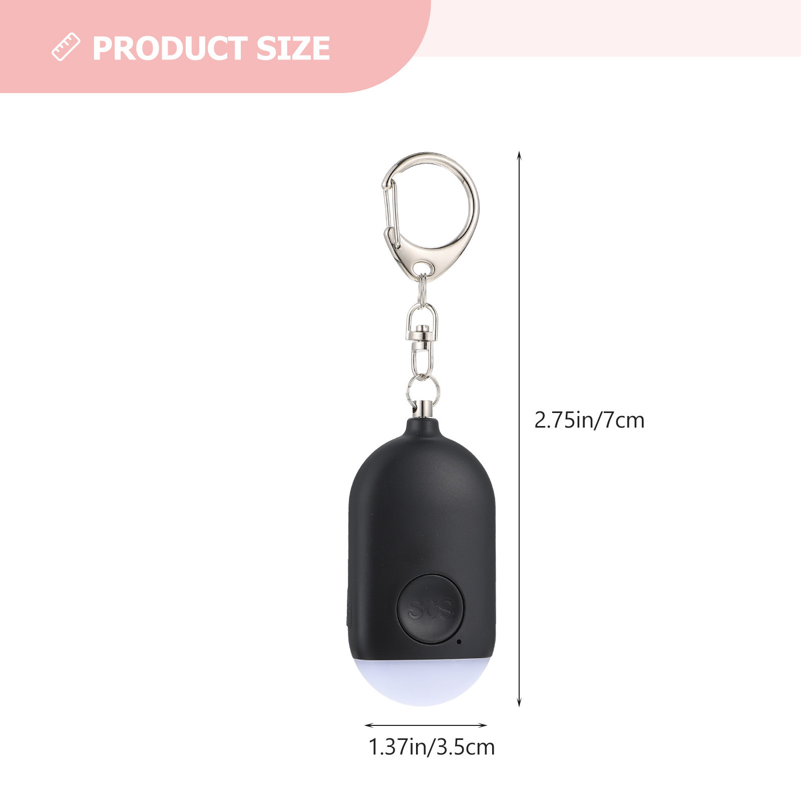 1Set Portable Personal Alarm f - Personal Alarm Keychain recension och pris