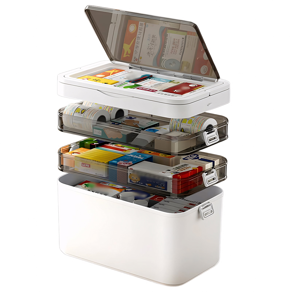 Large Capacity Multi Layer Tra - Medicine Cabinet Lock recension och pris