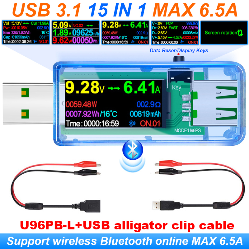 15 IN 1 USB 3.1 Tester DC Digi - Co Detector Plug recension och pris