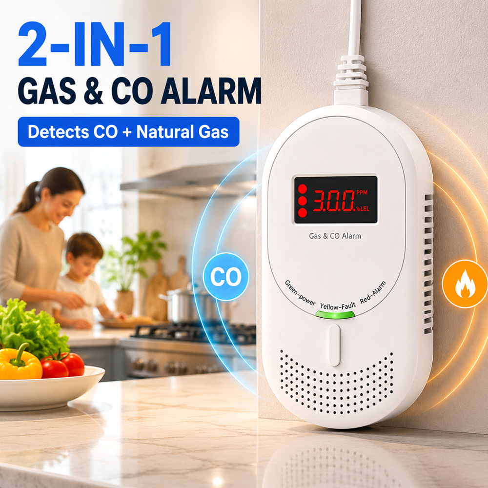 CCEsafety Zigbee Tuya Gas CO D - Co Detector Plug recension och pris