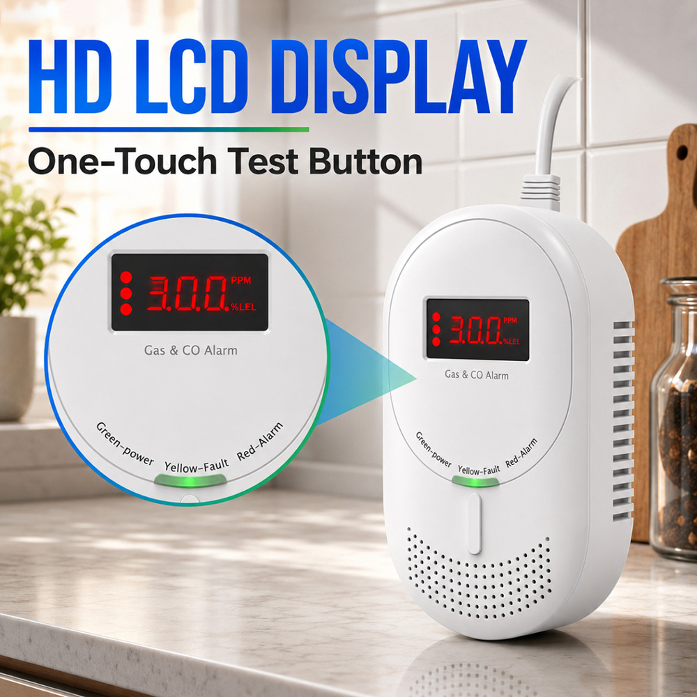 CCEsafety Zigbee Tuya Gas CO D - Co Detector Plug recension och pris