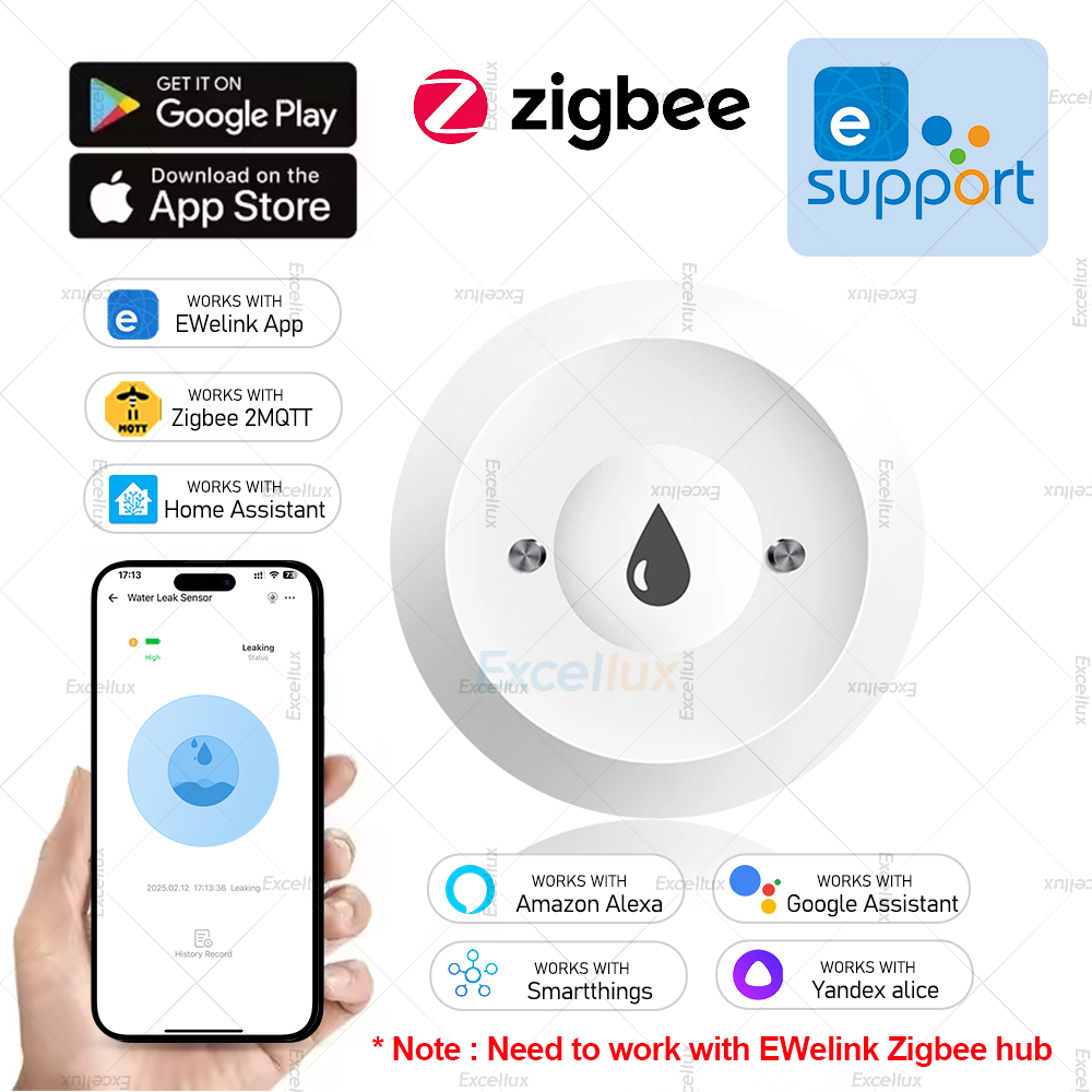 Ewelink Zigbee 3.0 Water Senso - Water Alarm Sensor recension och pris