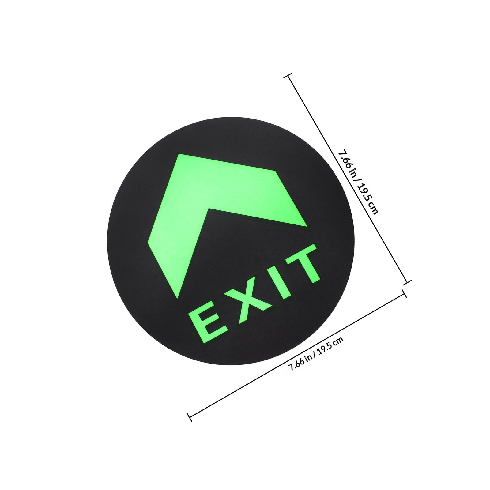 5Pcs Glow Safety Exit Signs Ni - Emergency Exit Sign recension och pris