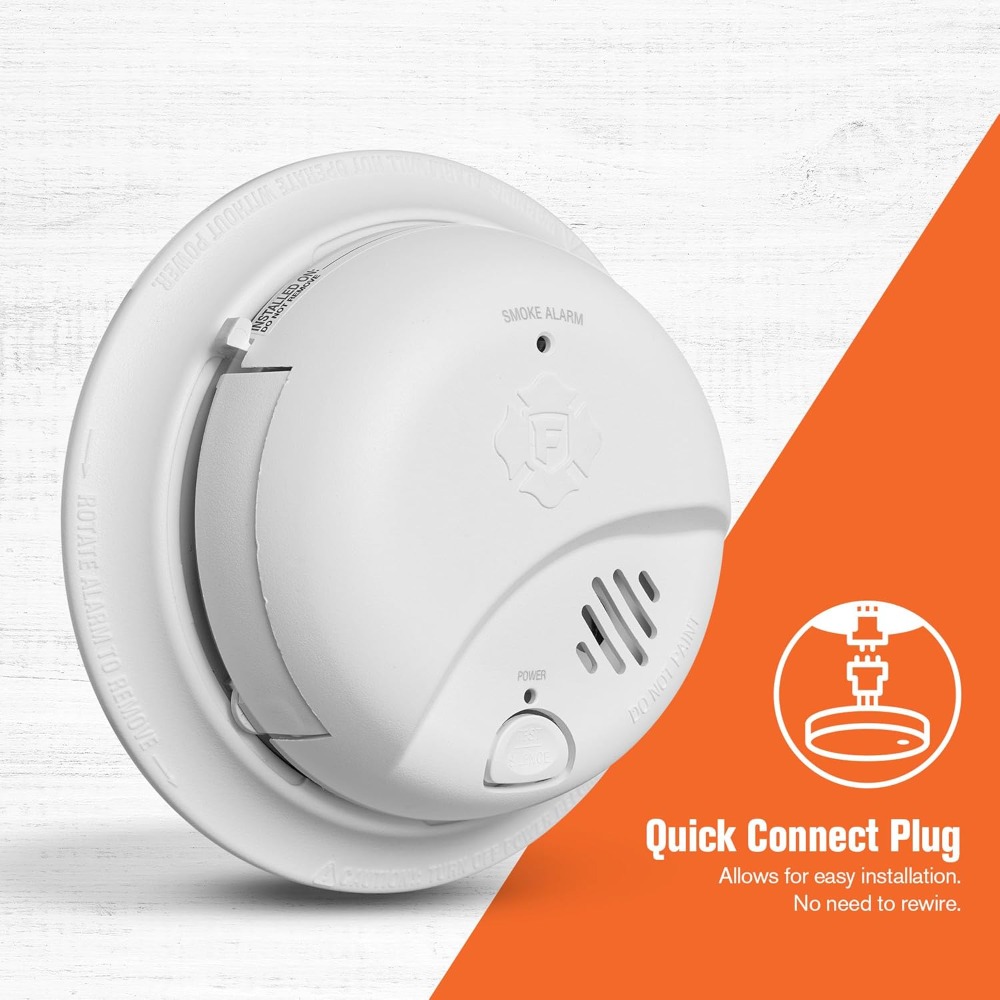 US Shipping Hardwired Intercon - Smoke Detector Interconnected recension och pris