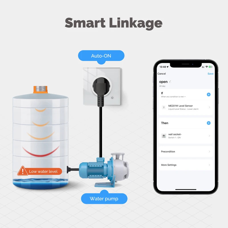 MOES Tuya WiFi/ZigBee Smart Wa - Water Alarm Sensor recension och pris