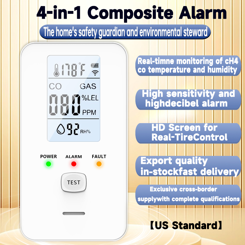 4 In 1 Gas Detector Carbon Mon - Co Detector Plug recension och pris