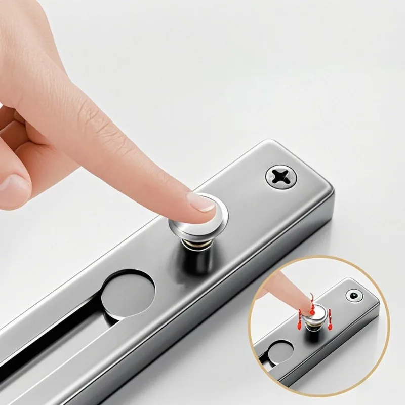 No Drill Stainless Steel Secur - Security Chain Door recension och pris