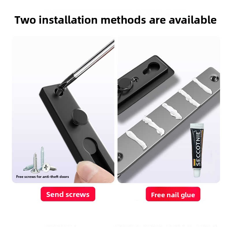 No Drill Stainless Steel Secur - Security Chain Door recension och pris