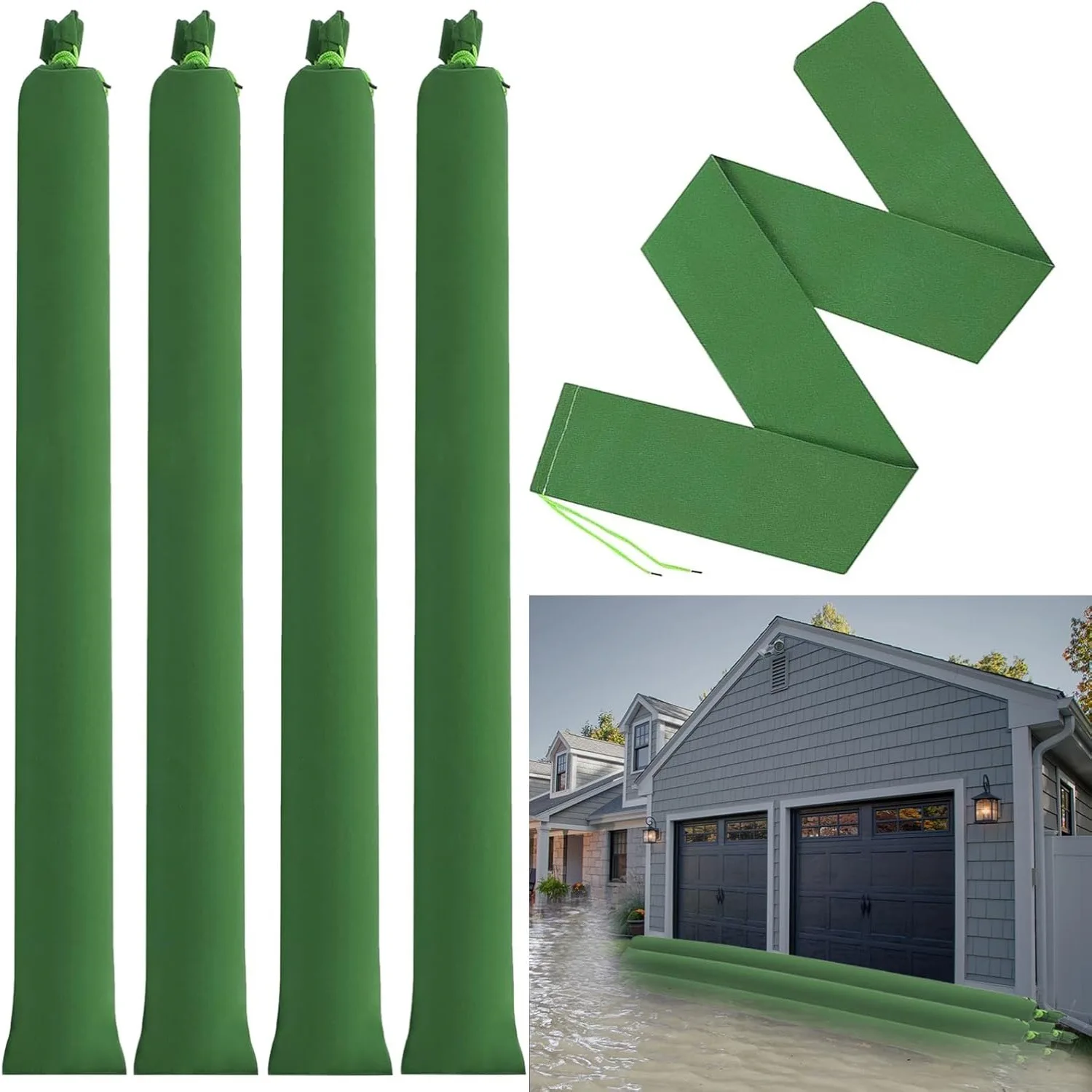 2Pcs Sand Bags Thickened Long  - Flood Barrier Bag recension och pris