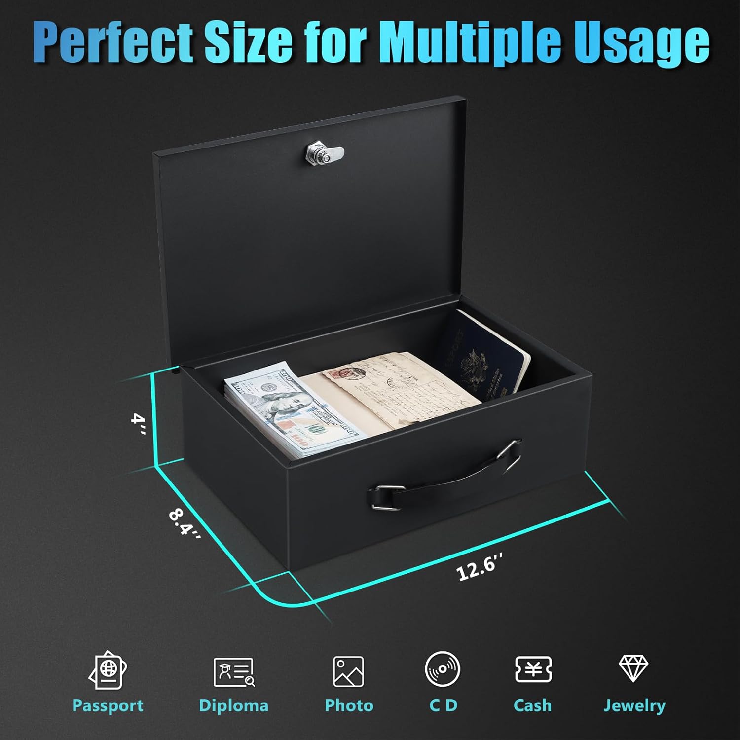 Resistant Safe Fire Safe Box w - Fire Safe Document recension och pris