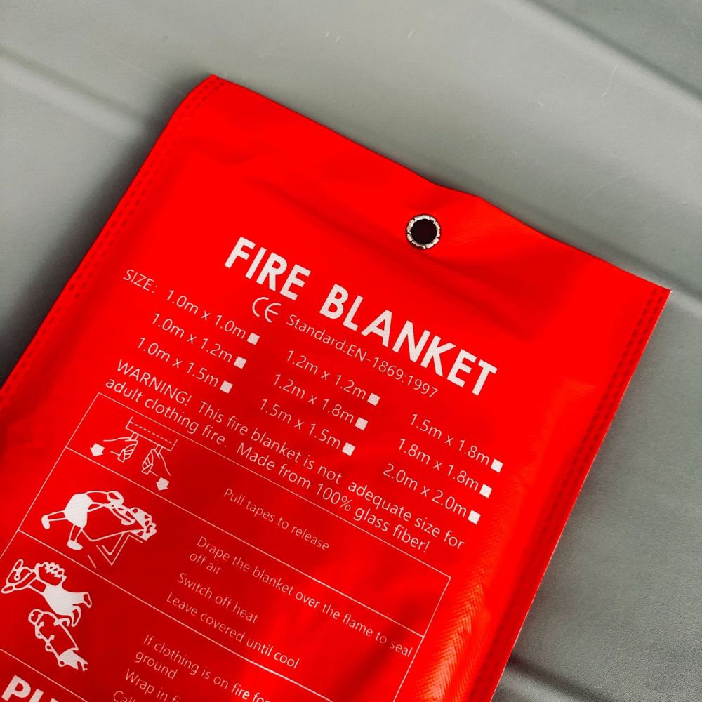 Emergency Fire Blanket Fibergl - Fire Blanket Kitchen recension och pris