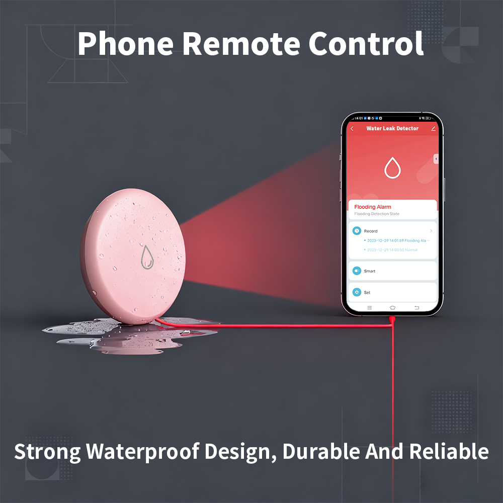 Zigbee Leakage Sensor LED Imme - Water Alarm Sensor recension och pris