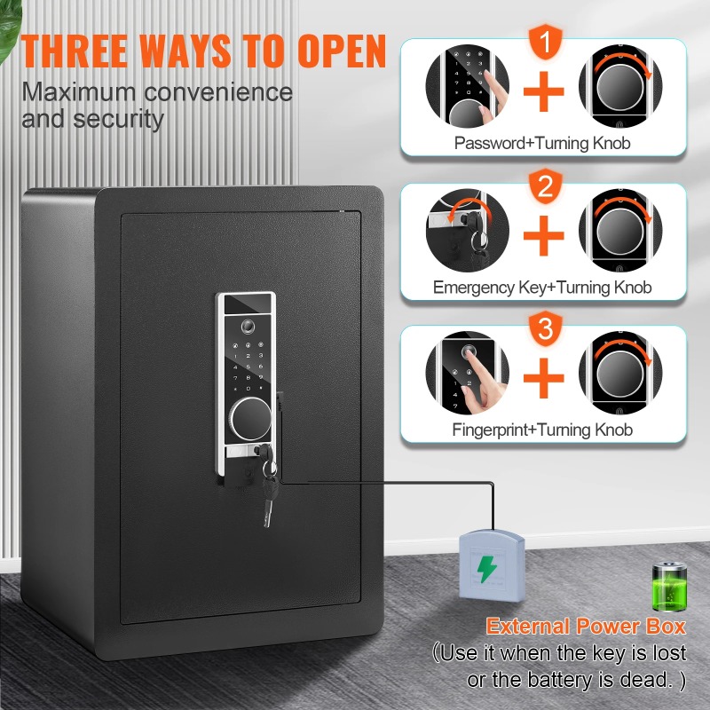 SucceBuy Electric Safe 2.2/1.8 - Fire Safe Document recension och pris