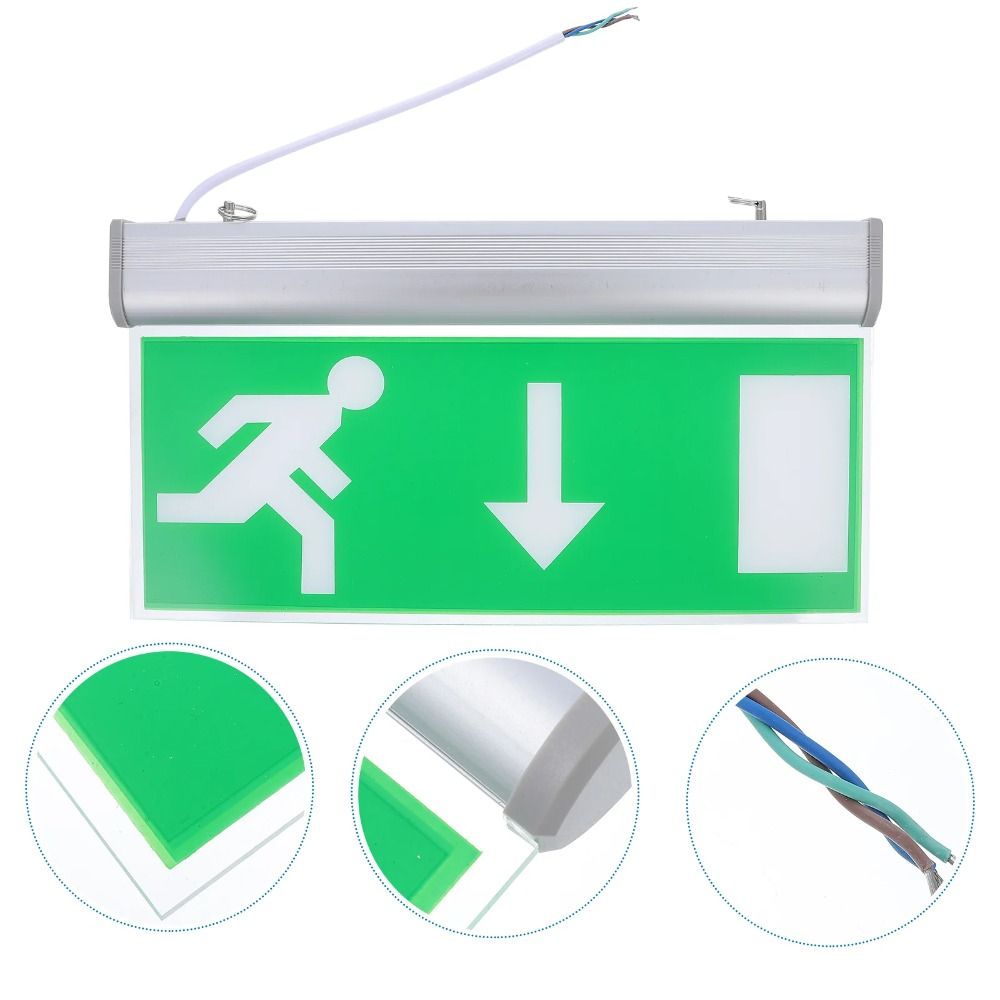 110-240V Commercial LED Emerge - Emergency Exit Sign recension och pris
