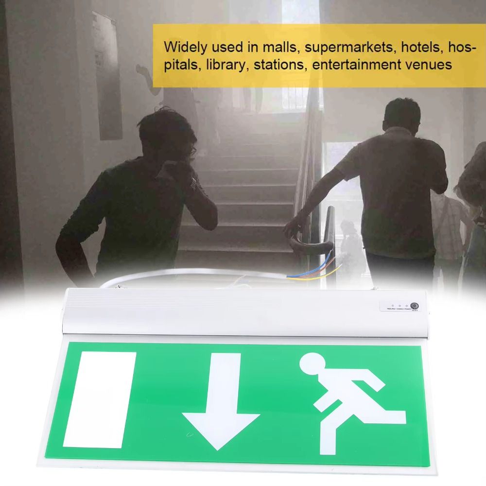 110-240V Commercial LED Emerge - Emergency Exit Sign recension och pris
