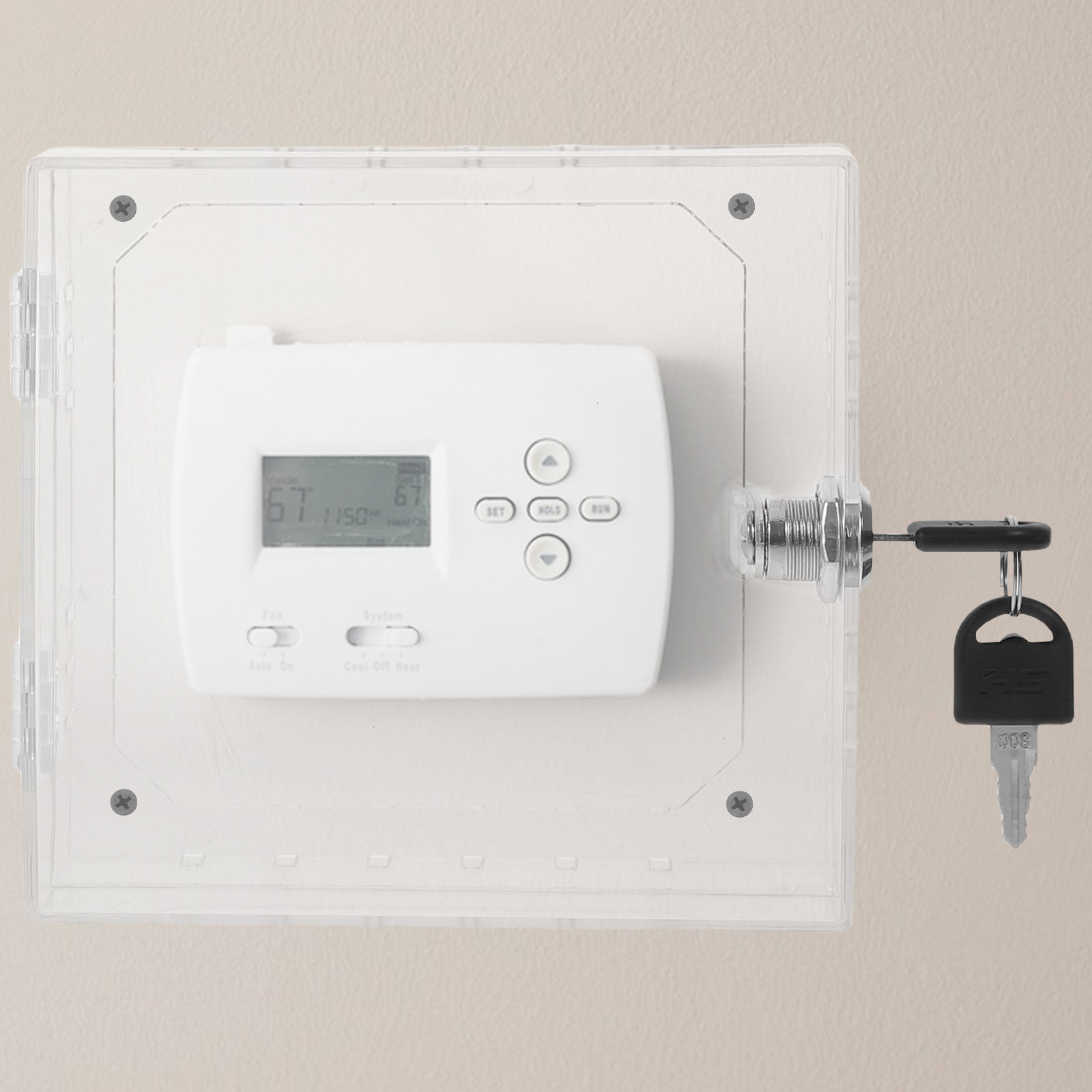 Lock Key Acrylic Thermostat Lo - Lockbox Key Secure recension och pris