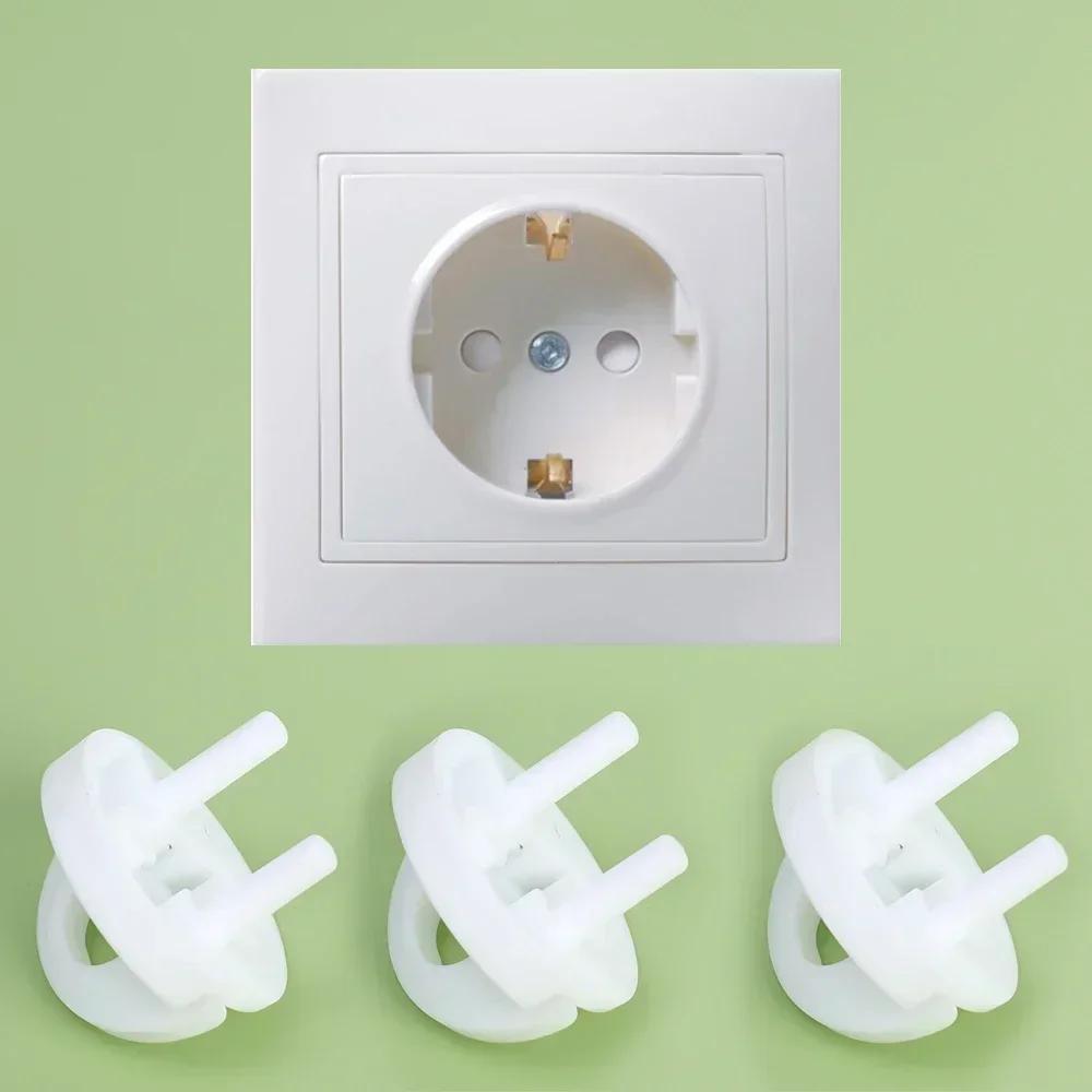 White Electrical Safety Socket - Outlet Cover Baby recension och pris