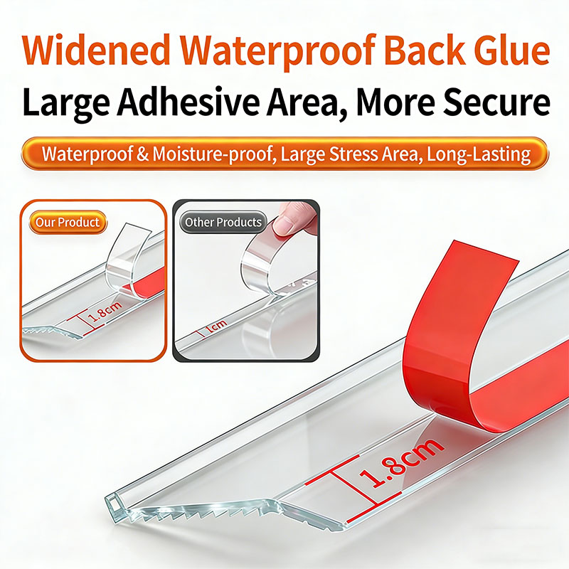 1.5m/1m Transparent Waterproof - Window Lock Bar recension och pris