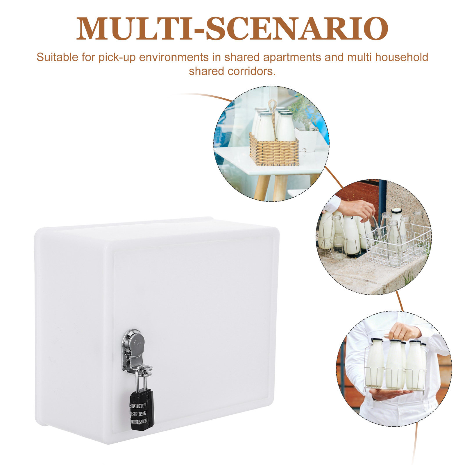 Lockable Wall Mount Milk Stora - Medicine Cabinet Lock recension och pris