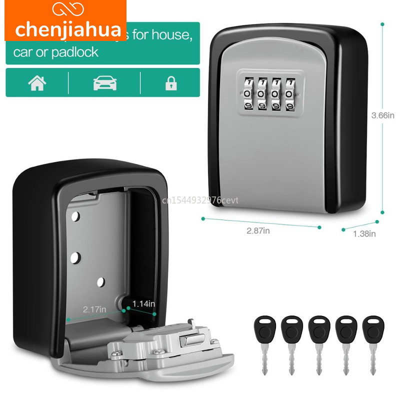 Wall Mount Key Storage Secret  - Lockbox Key Secure recension och pris