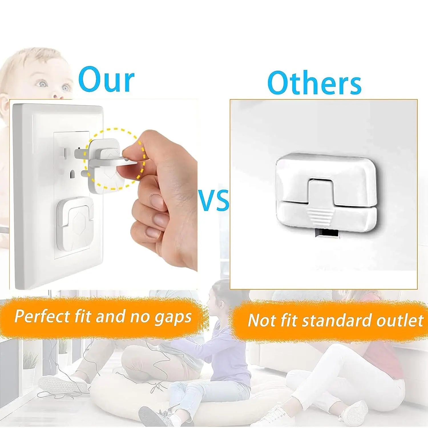 1-20Pc Baby Proof Outlet Cover - Outlet Cover Baby recension och pris
