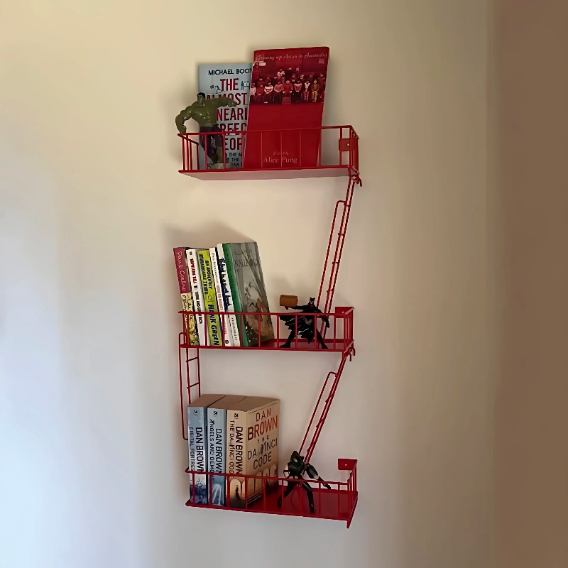 Fire Escape Wall Shelf, 3-Tier - Fire Escape Ladder recension och pris
