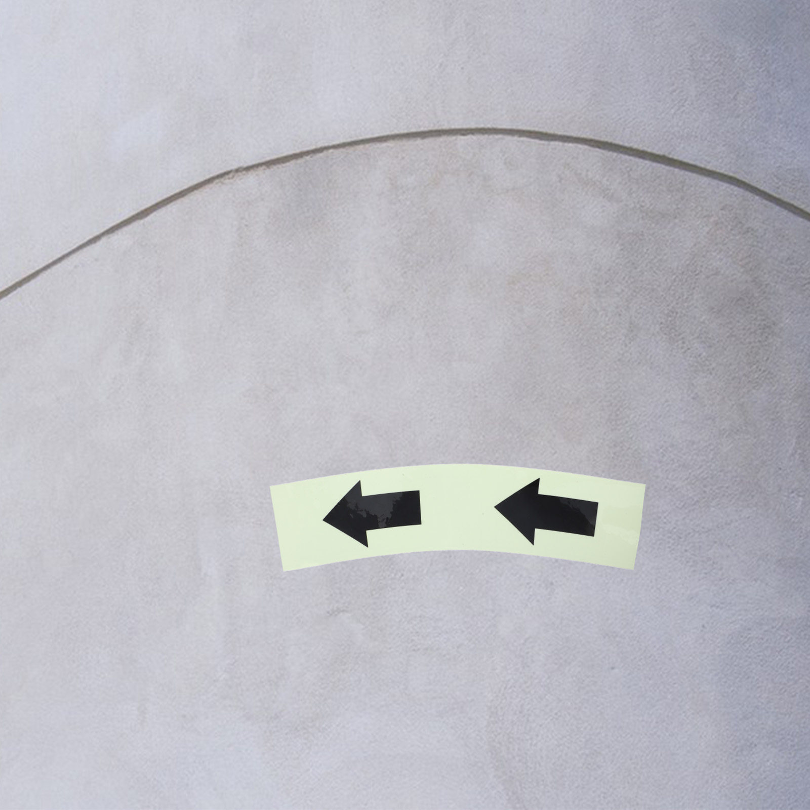 1 Roll Glow in Dark Reflective - Emergency Exit Sign recension och pris