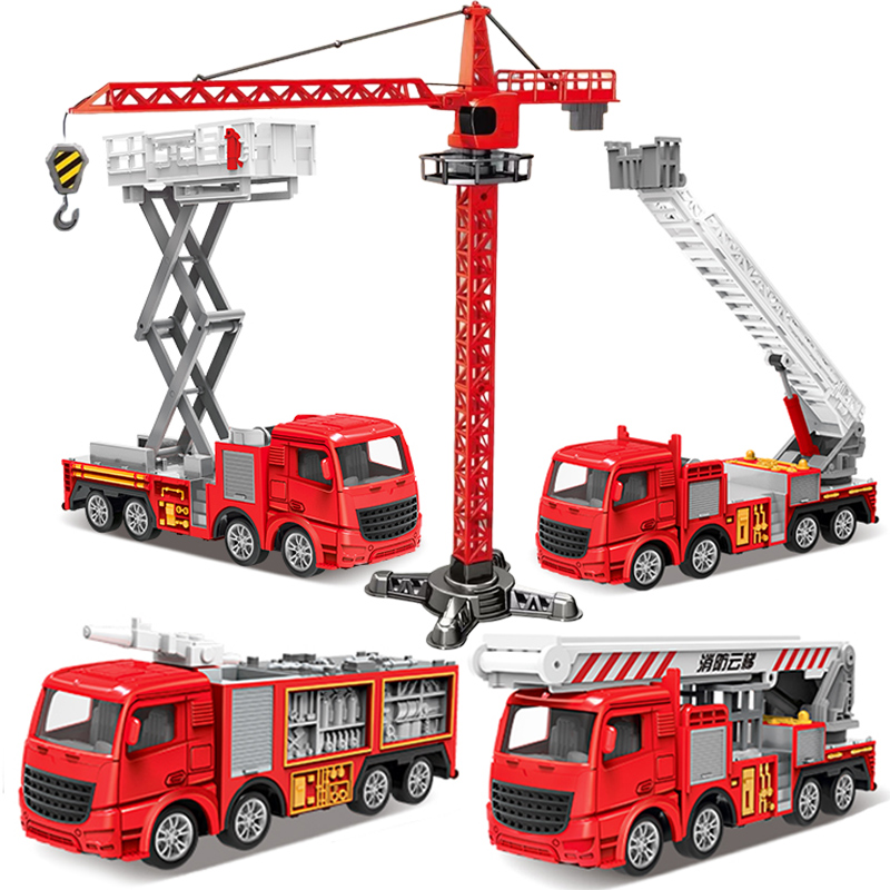 1:55 Diecast Fire Truck Model  - Fire Escape Ladder recension och pris