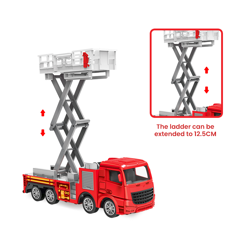 1:55 Diecast Fire Truck Model  - Fire Escape Ladder recension och pris