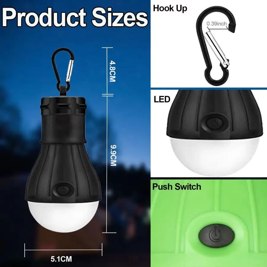 LED Camping Lights Tent Lamp P - Power Outage Light recension och pris