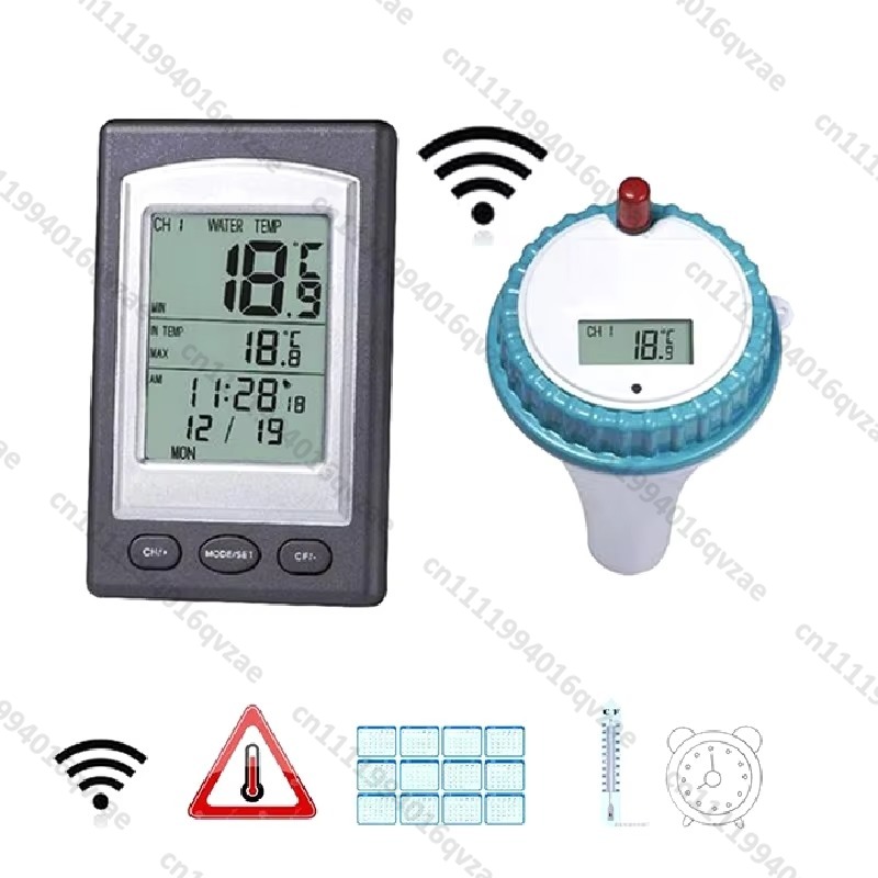 Wireless Pool Thermometer with - Pool Alarm Float recension och pris
