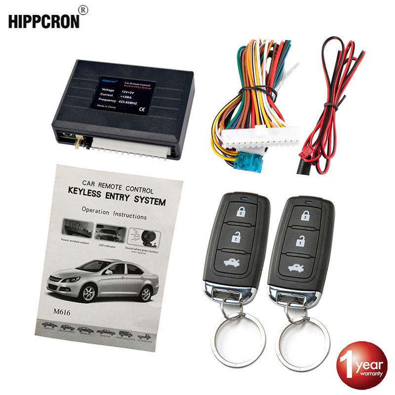 Hippcron Car Central Door Lock - Door Stop Alarm recension och pris