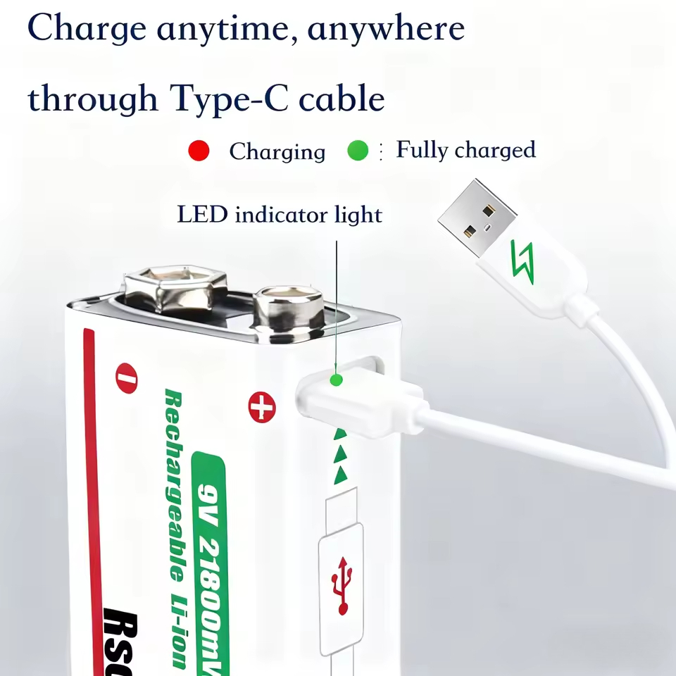 9V 21800mWh Rechargeable Lithi - Smoke Detector Interconnected recension och pris